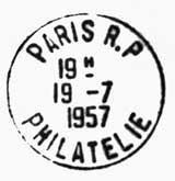 Oblitération 1er jour à Le Quesnoy le 1 juin 1957