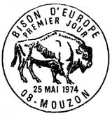 Oblitération 1er jour à Mouzon le 22 mai 1974