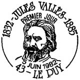 Oblitération 1er jour à Le Puy le 5 juin 1982