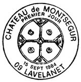 Oblitération 1er jour à Lavelanet le 15 septembre 1984