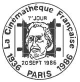 Oblitération 1er jour à Paris le 20 septembre 1986