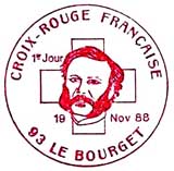 Oblitération 1er jour à Le Bourget le 19 november 1988