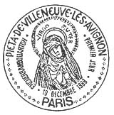 Oblitération 1er jour à Villneuve-les-Avignon le 10 décembre 1988