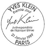 Oblitération 1er jour à Paris le 21 janvier 1989