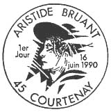 Oblitération 1er jour à Courtenay le 16 juin 1990