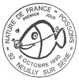 Oblitération 1er jour à Neuilly sur Seine le 6 octobre 1990