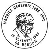Oblitération 1er jour à Decize, Château-neuf sur Loire et Verdun le 6 novembre 1990