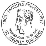 Oblitération 1er jour à Neuilly sur Seine le 23 février 1991