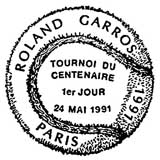 Oblitération 1er jour à Paris le 24 mai 1991