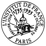 Oblitération 1er jour à Paris le 14 octobre 1995