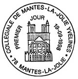 Oblitération 1er jour à Mantes-la-Jolie le 19 septembre 1998