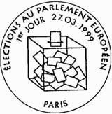 Oblitération 1er jour à Paris et  Strasbourg le 27 mars 1999