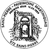 Oblitération 1er jour à St Pierre le 15 mai 1999