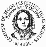 Oblitération 1er jour à Aube et Plumeret le 12 juin 1999