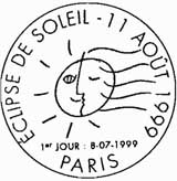 Oblitération 1er jour à Paris le 8 juillet 1999