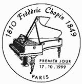 Oblitération 1er jour à Paris le 17 octobre 1999