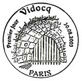 Oblitération 1er jour à Paris le 30 aout 2003