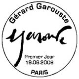 Oblitération 1er jour à Paris au salon du timbre, Parc Floral le 19, 20, 21 et 22 juin 2008