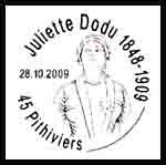 Oblitération 1 jour à St Denis (Réunion) et Pithiviers (45300) le mercredi 28 octobre 2009