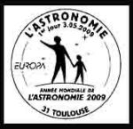 Oblitération 1 jour  à Strasbourg et Toulouse le dimanche 3 mai 2009