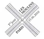 Oblitération 1er jour à Paris  au Salon du timbre, Bléré, Caselle, Fontvieille et Epernon le 15 juin 2010