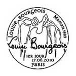 Oblitération 1er jour à Paris  au Salon du timbre le 17 juin 2010