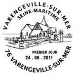 Oblitération 1er jour à Paris  au Carré d'Encre et Varengeville-sur-Mer le 24 et 25 juin 2011.'
