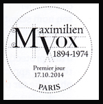 Oblitération 1er jour à Paris au Carré d'Encre et à Condé-sur-Noireau'