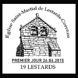 Oblitération illustrée 1er jour à Paris au Carré d'Encre et à Lestards (19) le 26 et 27 juin 2015