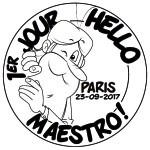 Oblitération 1er jour à Paris au Carré d'Encre le 23 septembre 2017