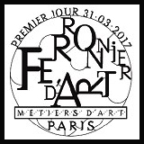 Oblitération 1er jour à Paris au Carré d'Encre le 31 mars et le 1 avril 2017