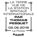 Oblitération 1er jour à Paris au carré d'Encre le 2 juin 2018