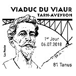 Oblitération 1er jour à Paris au carré d'Encre et place du Ségala, 81190 Tanus le 6 et 7 juillet 2018