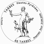 Oblitération 1er jour à Paris au carré d'Encre et à Tarbes (65) La Maison du haras le 21 juin  2019
