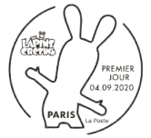 Oblitération 1er jour à  Paris au carré d'Encre le 4 et 5 septembre 2020