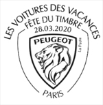 Oblitération 1er jour à  Paris au carré d'Encre et dans les villes organisatrices de la fête du timbre le 26 septembre 2020