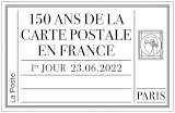Oblitération 1er jour au carré d'Encre 3 bis rue des Mathurins, 75009 PARIS  du 23 au 25 juin 2022
