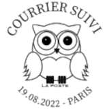 Oblitération 1er jour au carré d'Encre 3 bis rue des Mathurins, 75009 PARIS le 19 et 20 aout 2022