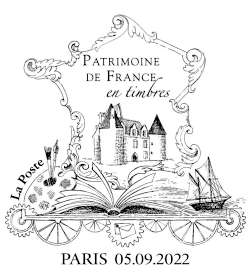 Oblitération 1er jour au carré d'Encre 3 bis rue des Mathurins, 75009 PARIS le 5 septembre 2022