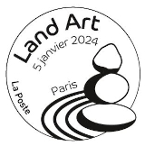 Oblitération 1er jour le 5 et 6 janvier 2024<br>- Au carré d'Encre 3 bis rue des Mathurins PARIS