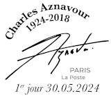 Oblitération 1er jour du jeudi 30 mai au samedi 1er juin 2024<br>-  PARIS-PHILEX 2024, Hall 5.1, Paris expo, Porte de Versailles, PARIS 15e.
