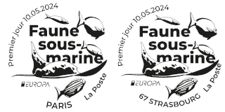 Oblitération 1er jour le 10 et 11 mai 2024<br>- Au carré d'Encre de 10h à 19h, 13 bis rue des Mathurins, 75009 PARIS<br>Bureau de Poste Strasbourg 22 Novembre, le vendredi de 10h à 18h et le samedi de 10h à 13h, 3 A rue du 22 Novembre, 67000 STRASBOURG.