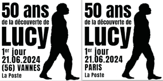 Oblitération 1er jour le 21 et 22 juin 2024<br>- Au carré d'Encre de 10h à 19h, 13 bis rue des Mathurins, 75009 PARIS<br>- VANNES (56), ville de naissance de Yves Coppens (1934-2022). Bureau de poste, Vannes République, le vendredi de 9h30 à 18h et le samedi de 9h30 à 12h30, 25 place de la République, 56000 Vannes.