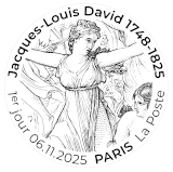 Oblitération 1er jour du 6 au 8 novembre 2025<br>--Salon Philatélique d’Automne, de 9h30 à 17h30 (sauf le samedi jusqu’à 17h). Espace Champerret Hall A - 6, rue Jean Ostreicher, 75017 PARIS. Métro Porte de Champerret Ligne 3 - ENTRÉE GRATUITE.