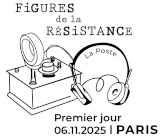 Oblitération 1er jour du 6 au 8 novembre 2025<br>-Salon Philatélique d’Automne, de 9h30 à 17h30 (sauf le samedi jusqu’à 17h). Espace Champerret Hall A - 6, rue Jean Ostreicher, 75017 PARIS. Métro Porte de Champerret Ligne 3 - ENTRÉE GRATUITE.
