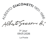 Oblitération 1er jour le 9 et 10 janvier 2026<br>- Au Carré d’Encre, de 10h à 19h, 13 bis rue des Mathurins, 75009 PARIS (Oblitération jusqu’à 17h, fermé le lundi).