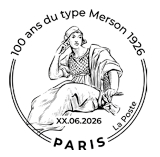 Oblitération 1er jour du 11 au 13 juin 2026<br>- Au salon du timbre, de l’écrit et de la collection Entrée gratuite - Hall 5.1 Paris Expo Porte de Versailles 15ème arrondissement