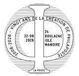 Oblitération 1er jour le 22 septembre 2026<br>- Le bloc et la feuille indivisible seroLe bloc et la feuille indivisible seront également vendus en exclusivité le 22 septembre 2026 à : nt vendus en exclusivité par téléphone dès le mardi 22 septembre 2026 à 9h00 : • Particuliers : 05 53 03 19 26 • Professionnels : 05 53 03 19 24 • Clients internationaux : +33 (0)5 53 03 19 25 Les commandes seront prises par téléphone auprès du Service Clients Commercial de Philaposte et dans la limite des stocks disponibles. <br>- Le bloc et la feuille indivisible seront également vendus en exclusivité le 22 septembre 2026 à : Le Carré d’Imprimerie, de 9h à 17h, ZI Avenue Benoît Frachon 24750 BOULAZAC ISLE MANOIRE.