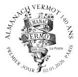 Oblitération 1er jour le 2 et 3 janvier 2026<br>- Au Carré d’Encre, de 10h à 19h, 13 bis rue des Mathurins, 75009 PARIS (Oblitération jusqu’à 17h, fermé le lundi).