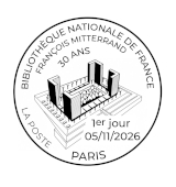 Oblitération 1er jour du 5 au 7 novembre 2026<br>- Au 79e Salon Philatélique d’Automne, de 10h00 à 17h30 (sauf samedi jusqu’à 16h) Espace Champerret Hall A - 6, rue Jean Ostreicher, 75017 PARIS. Métro Porte de Champerret Ligne 3 - ENTRÉE GRATUITE <br>- <font color='#CC6600'>-Elsa Catelin animera une séance de dédicaces le jeudi 5 novembre de 14h à 17h sur le stand de l’Art du Timbre Gravé (ATG). </font>